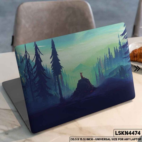 Fantacy Art Digital Illustration Matte Finished Removable Waterproof Laptop Sticker & Laptop Skin (Including FREE Accessories) - LSKN4474 - DDecorator