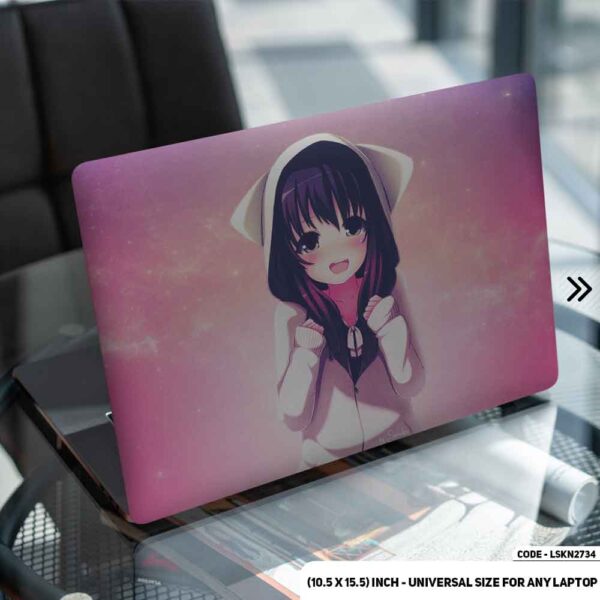Digital Fantacy Anime Illustration Matte Finished Removable Waterproof Laptop Sticker & Laptop Skin (Including FREE Accessories) - LSKN2734 - DDecorator