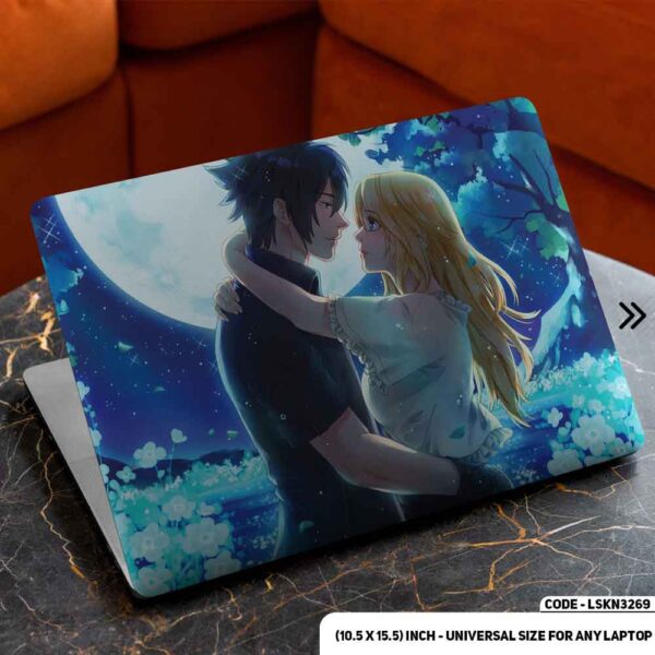 Digital Fantacy Anime Cartoon Art Illustration Matte Finished Removable Waterproof Laptop Sticker & Laptop Skin (Including FREE Accessories) - LSKN3269 - DDecorator