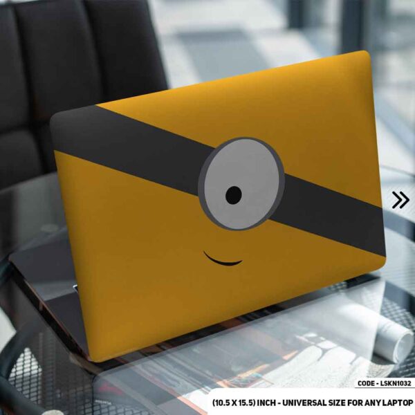 Minions Matte Finished Removable Waterproof Laptop Sticker & Laptop Skin (Including FREE Accessories) - LSKN1032 - DDecorator