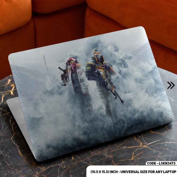 Digital Character Illustration Matte Finished Removable Waterproof Laptop Sticker & Laptop Skin (Including FREE Accessories) - LSKN3473 - DDecorator