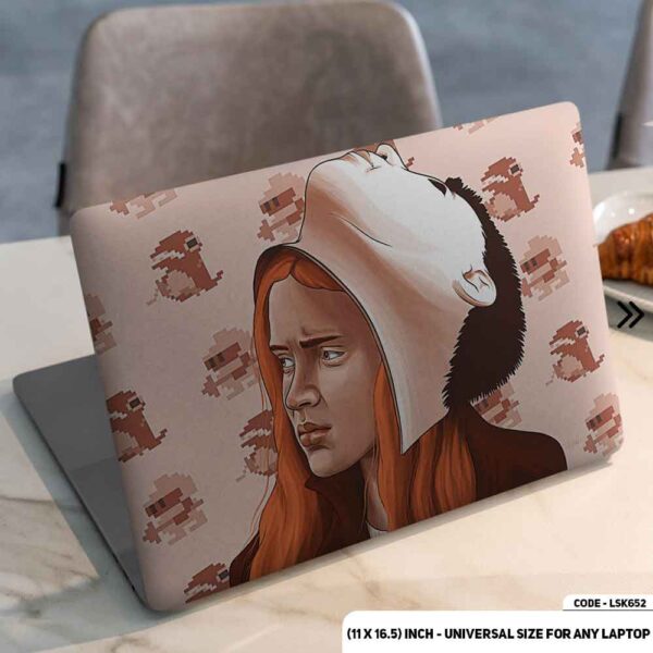 Stranger Things Matte Finished Removable Waterproof Laptop Sticker & Laptop Skin (Including FREE Accessories) - LSKN652 - DDecorator