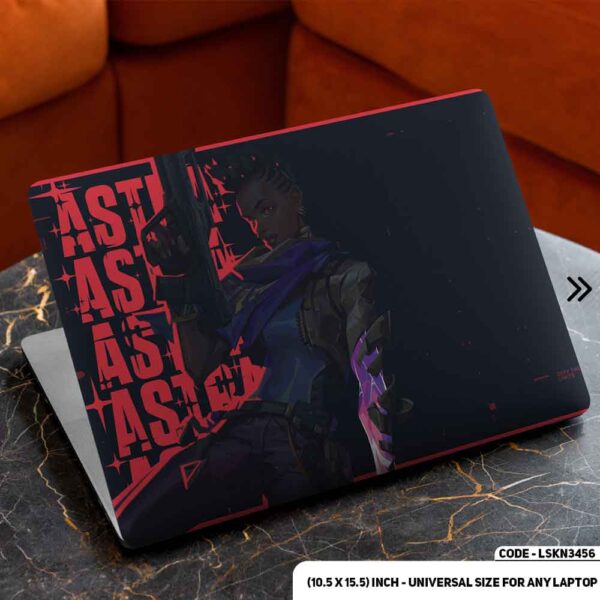 Digital Character Illustration Matte Finished Removable Waterproof Laptop Sticker & Laptop Skin (Including FREE Accessories) - LSKN3456 - DDecorator