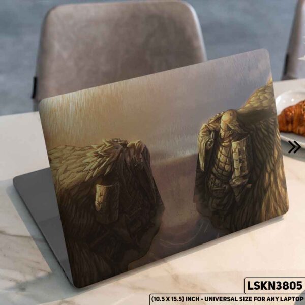 NARUTO Anime Character Illustration Matte Finished Removable Waterproof Laptop Sticker & Laptop Skin (Including FREE Accessories) - LSKN3805 - DDecorator