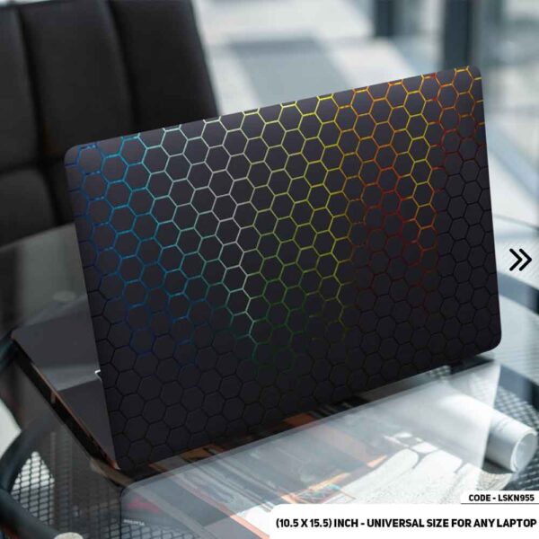Geometric Shape Matte Finished Removable Waterproof Laptop Sticker & Laptop Skin (Including FREE Accessories) - LSKN955 - DDecorator