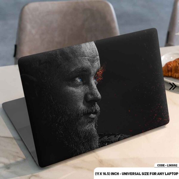 Vikings Matte Finished Removable Waterproof Laptop Sticker & Laptop Skin (Including FREE Accessories) - LSKN692 - DDecorator