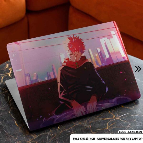 Anime Character Illustration Matte Finished Removable Waterproof Laptop Sticker & Laptop Skin (Including FREE Accessories) - LSKN3589 - DDecorator