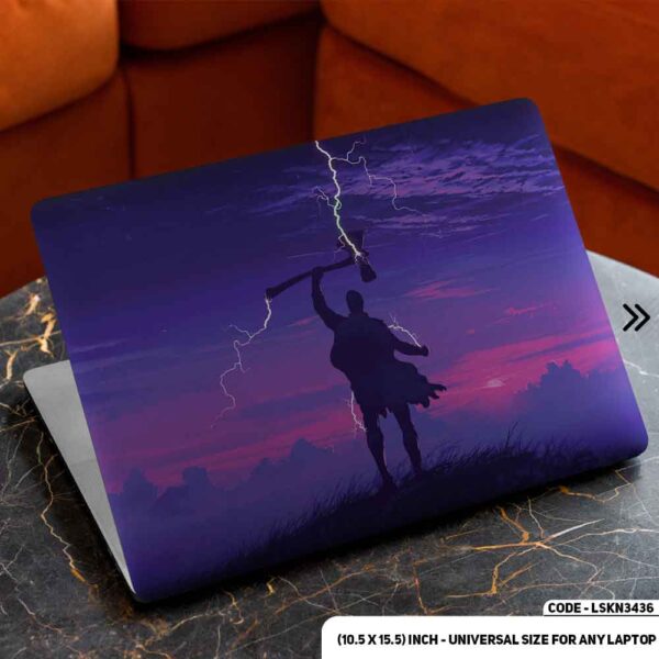 Digital Character Matte Finished Removable Waterproof Laptop Sticker & Laptop Skin (Including FREE Accessories) - LSKN3436 - DDecorator