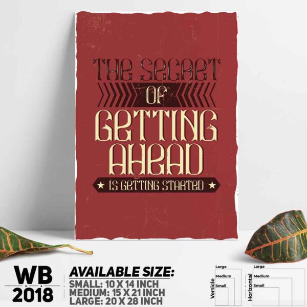 DDecorator Goal - Motivational Wall Decoration And Home Decoration PVC Wall Board And Wall Canvas - WB2018