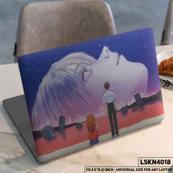 Anime Character Illustration Matte Finished Removable Waterproof Laptop Sticker & Laptop Skin (Including FREE Accessories) - LSKN4018 - DDecorator