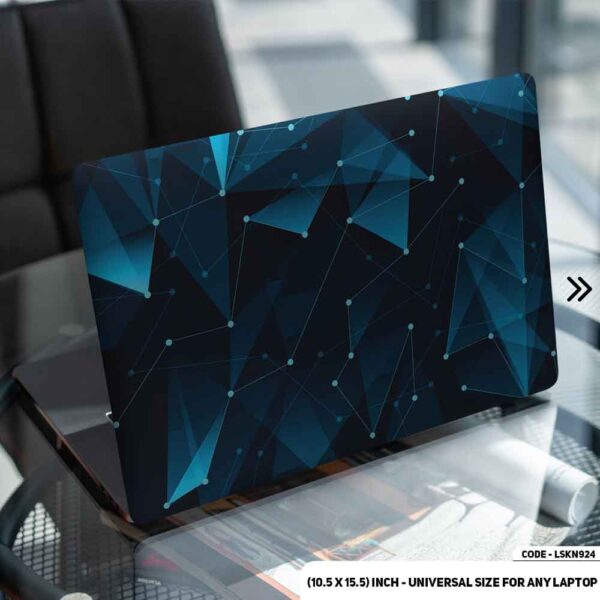 Geometric Shape Seamless Pattern Matte Finished Removable Waterproof Laptop Sticker & Laptop Skin (Including FREE Accessories) - LSKN924 - DDecorator