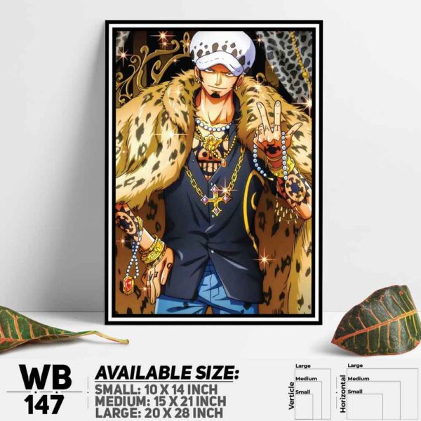 DDecorator One Piece Anime Manga series Wall Decoration And Home Decoration PVC Wall Board And Wall Canvas - WB147