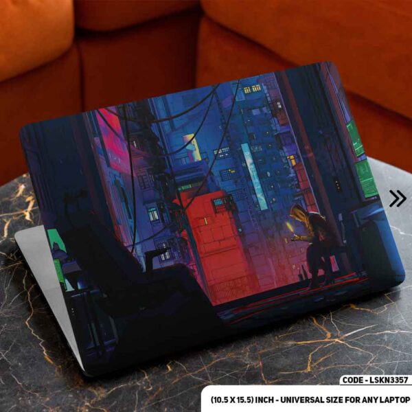 Digital Fantacy Anime Digital Art Illustration Matte Finished Removable Waterproof Laptop Sticker & Laptop Skin (Including FREE Accessories) - LSKN3357 - DDecorator