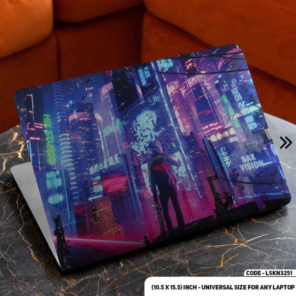 Digital Fantacy Anime Digital Cartoon Art Illustration Matte Finished Removable Waterproof Laptop Sticker & Laptop Skin (Including FREE Accessories) - LSKN3251 - DDecorator