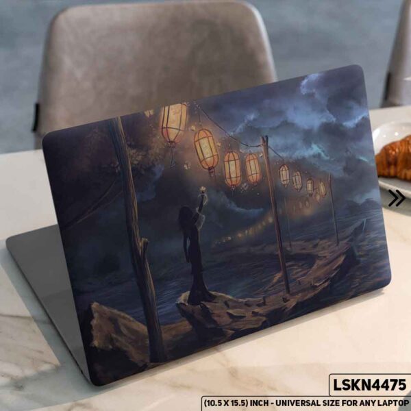 Fantacy Art Digital Illustration Matte Finished Removable Waterproof Laptop Sticker & Laptop Skin (Including FREE Accessories) - LSKN4475 - DDecorator