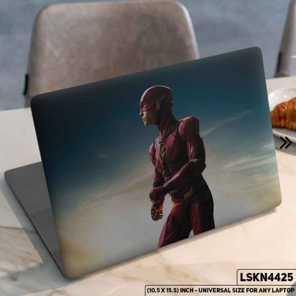 Flash Justice League Matte Finished Removable Waterproof Laptop Sticker & Laptop Skin (Including FREE Accessories) - LSKN4425 - DDecorator