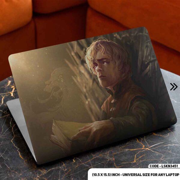 Digital Character Illustration Matte Finished Removable Waterproof Laptop Sticker & Laptop Skin (Including FREE Accessories) - LSKN3451 - DDecorator