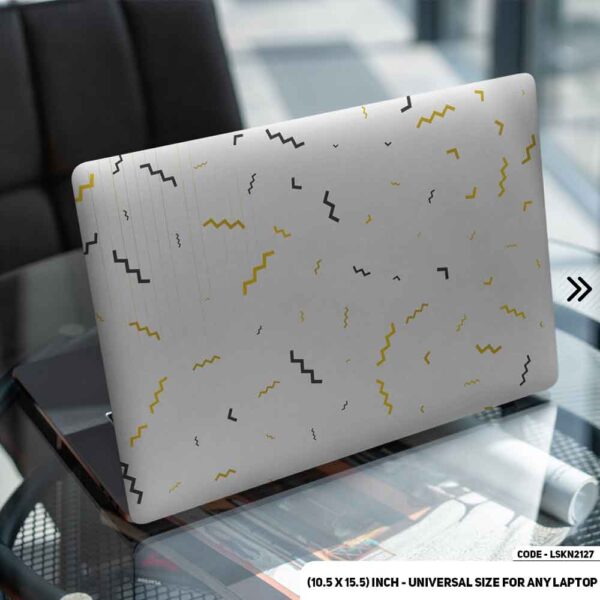 Seamless Geomatric Pattern Matte Finished Removable Waterproof Laptop Sticker & Laptop Skin (Including FREE Accessories) - LSKN2127 - DDecorator