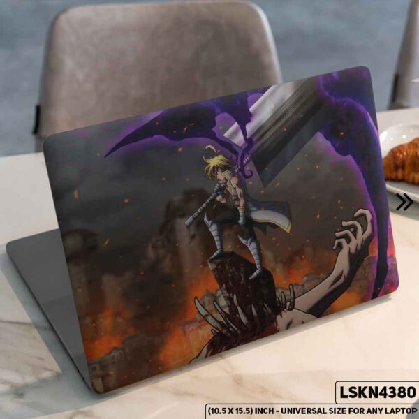 Demon Slayer: Kimetsu no Yaiba Matte Finished Removable Waterproof Laptop Sticker & Laptop Skin (Including FREE Accessories) - LSKN4380 - DDecorator