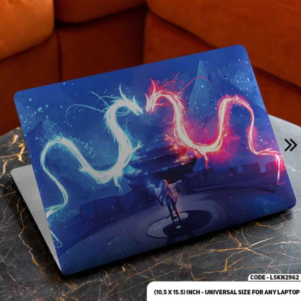 Digital Fantacy Cartoon Art Illustration Matte Finished Removable Waterproof Laptop Sticker & Laptop Skin (Including FREE Accessories) - LSKN2962 - DDecorator