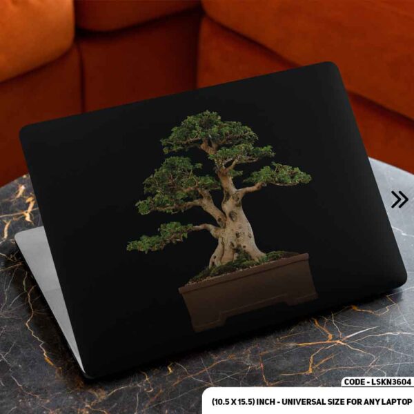 Bonsai Art Matte Finished Removable Waterproof Laptop Sticker & Laptop Skin (Including FREE Accessories) - LSKN3604 - DDecorator