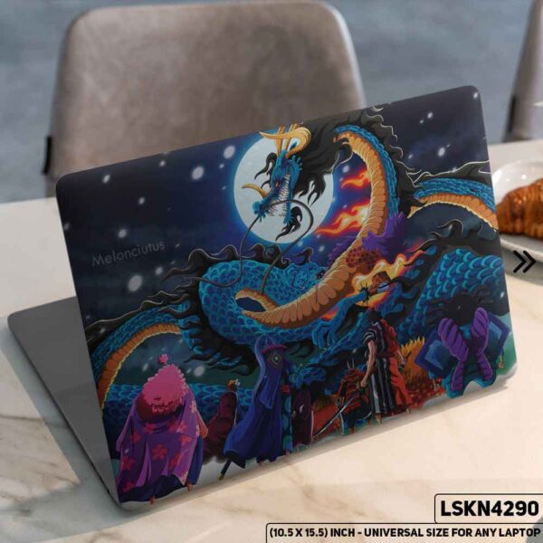 One Piece Manga Series Monkey D. Luffy Straw Hat  Matte Finished Removable Waterproof Laptop Sticker & Laptop Skin (Including FREE Accessories) - LSKN4290 - DDecorator