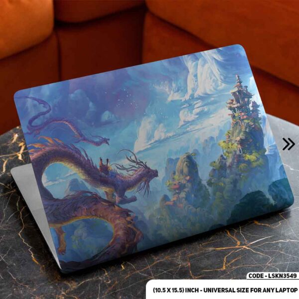 Fantacy Digital Illustration Matte Finished Removable Waterproof Laptop Sticker & Laptop Skin (Including FREE Accessories) - LSKN3549 - DDecorator