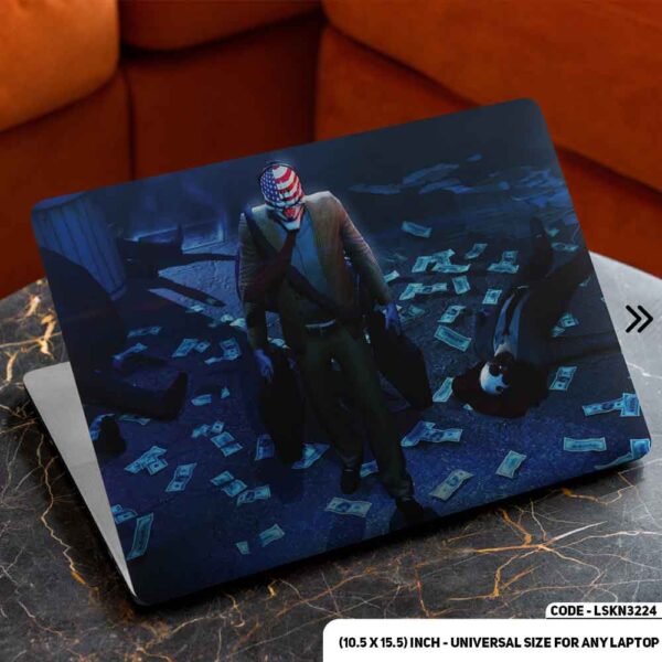 Digital Illustration Spooky Men Matte Finished Removable Waterproof Laptop Sticker & Laptop Skin (Including FREE Accessories) - LSKN3224 - DDecorator