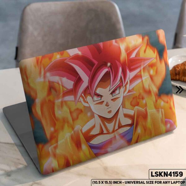 Dragon Ball Z Z Warriors Goku Matte Finished Removable Waterproof Laptop Sticker & Laptop Skin (Including FREE Accessories) - LSKN4159 - DDecorator