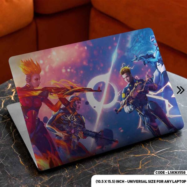Digital Character Illustration Matte Finished Removable Waterproof Laptop Sticker & Laptop Skin (Including FREE Accessories) - LSKN3558 - DDecorator