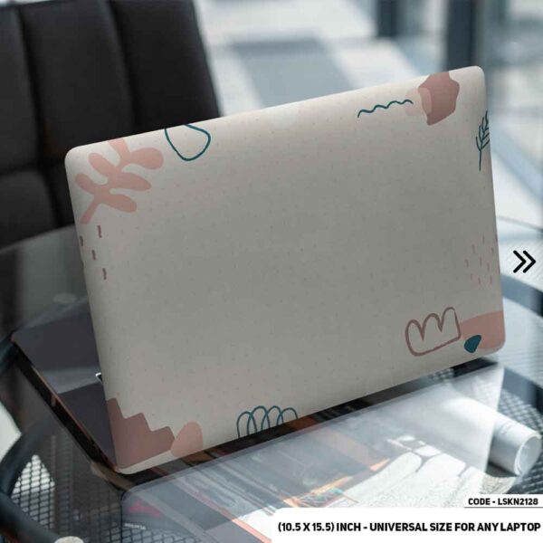 Seamless Geomatric Pattern Matte Finished Removable Waterproof Laptop Sticker & Laptop Skin (Including FREE Accessories) - LSKN2128 - DDecorator