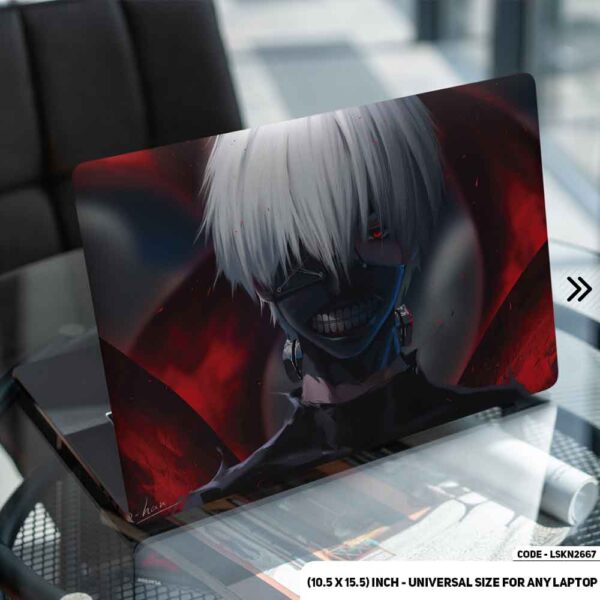 Digital Anime Charecter Matte Finished Removable Waterproof Laptop Sticker & Laptop Skin (Including FREE Accessories) - LSKN2667 - DDecorator