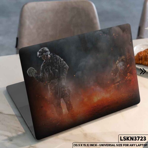 Digital Character Illustration Matte Finished Removable Waterproof Laptop Sticker & Laptop Skin (Including FREE Accessories) - LSKN3723 - DDecorator