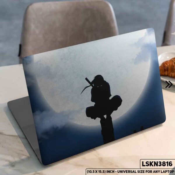 NARUTO Anime Character Illustration Matte Finished Removable Waterproof Laptop Sticker & Laptop Skin (Including FREE Accessories) - LSKN3816 - DDecorator