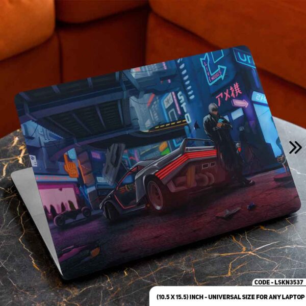 Digital Character Illustration Matte Finished Removable Waterproof Laptop Sticker & Laptop Skin (Including FREE Accessories) - LSKN3537 - DDecorator