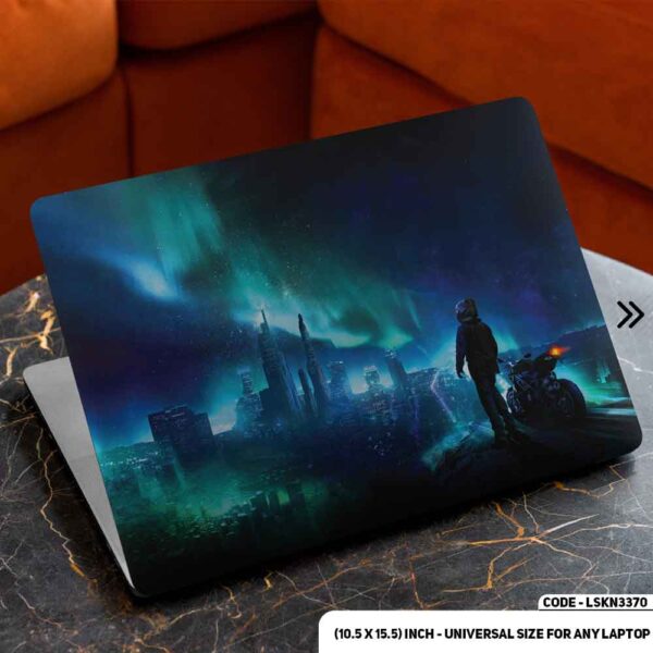 Northern Lights - Aurora Matte Finished Removable Waterproof Laptop Sticker & Laptop Skin (Including FREE Accessories) - LSKN3370 - DDecorator