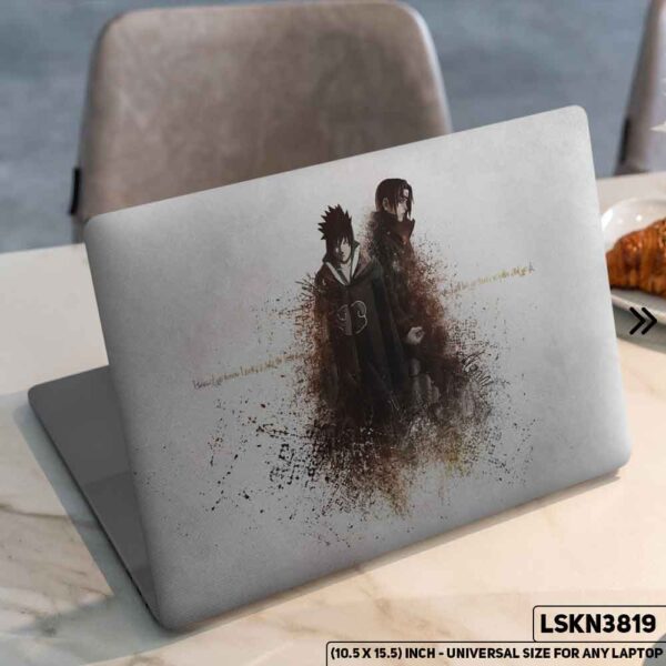 NARUTO Anime Character Illustration Matte Finished Removable Waterproof Laptop Sticker & Laptop Skin (Including FREE Accessories) - LSKN3819 - DDecorator