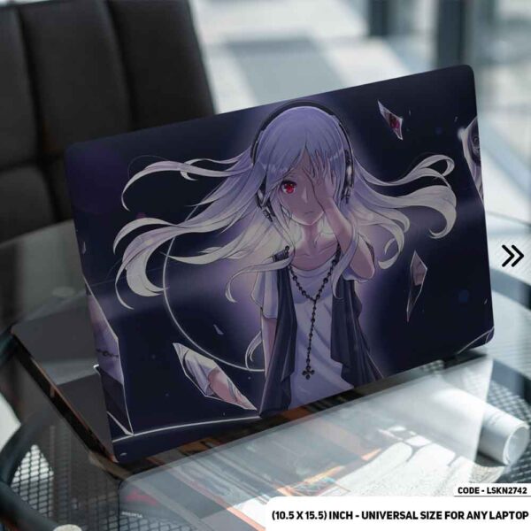 Digital Fantacy Anime Illustration Matte Finished Removable Waterproof Laptop Sticker & Laptop Skin (Including FREE Accessories) - LSKN2742 - DDecorator