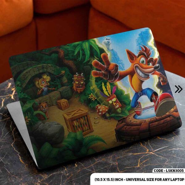 Digital Fantacy Cartoon Art Illustration Matte Finished Removable Waterproof Laptop Sticker & Laptop Skin (Including FREE Accessories) - LSKN3005 - DDecorator