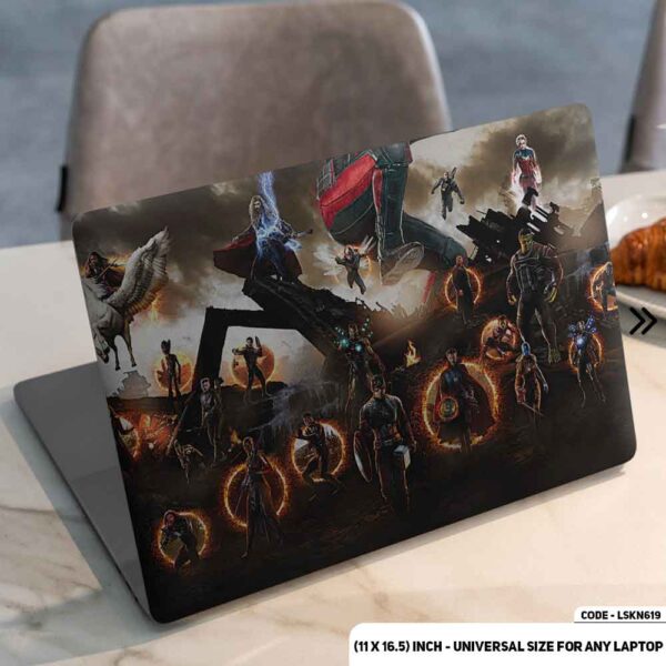 End Game Fighting Scene Matte Finished Removable Waterproof Laptop Sticker & Laptop Skin (Including FREE Accessories) - LSKN619 - DDecorator