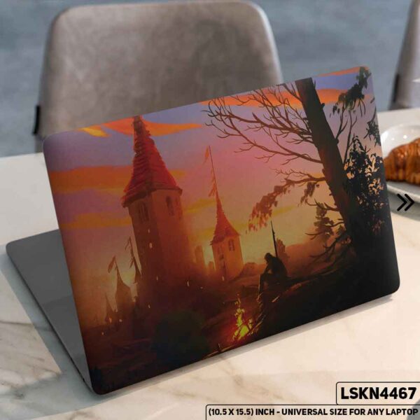 Fantacy Art Digital Illustration Matte Finished Removable Waterproof Laptop Sticker & Laptop Skin (Including FREE Accessories) - LSKN4467 - DDecorator