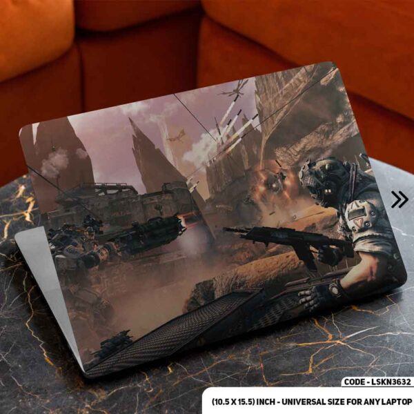 Digital Character Illustration Matte Finished Removable Waterproof Laptop Sticker & Laptop Skin (Including FREE Accessories) - LSKN3632 - DDecorator