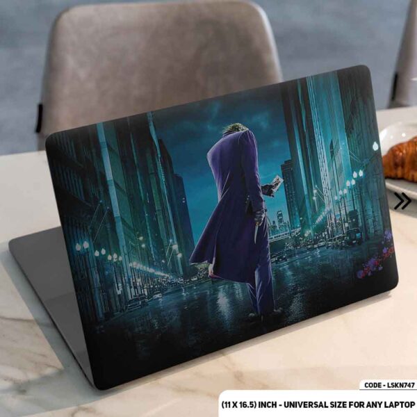 JOKER Matte Finished Removable Waterproof Laptop Sticker & Laptop Skin (Including FREE Accessories) - LSKN747 - DDecorator