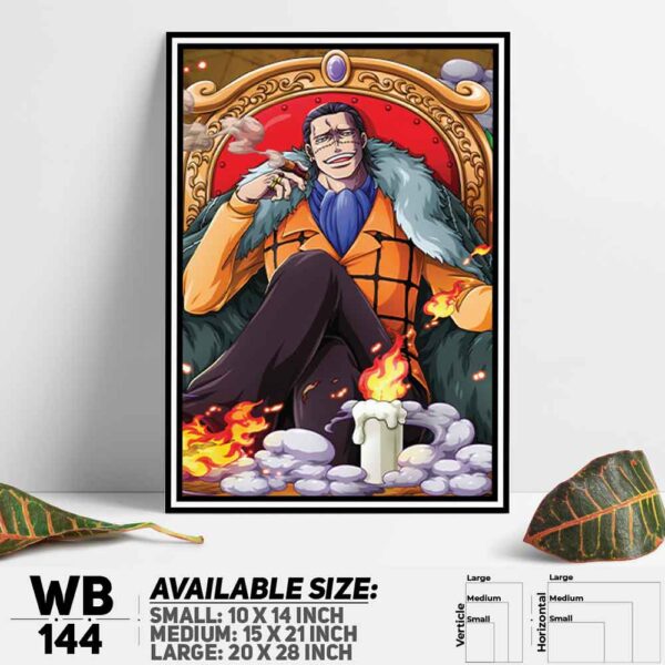 DDecorator One Piece Anime Manga series Wall Decoration And Home Decoration PVC Wall Board And Wall Canvas - WB144