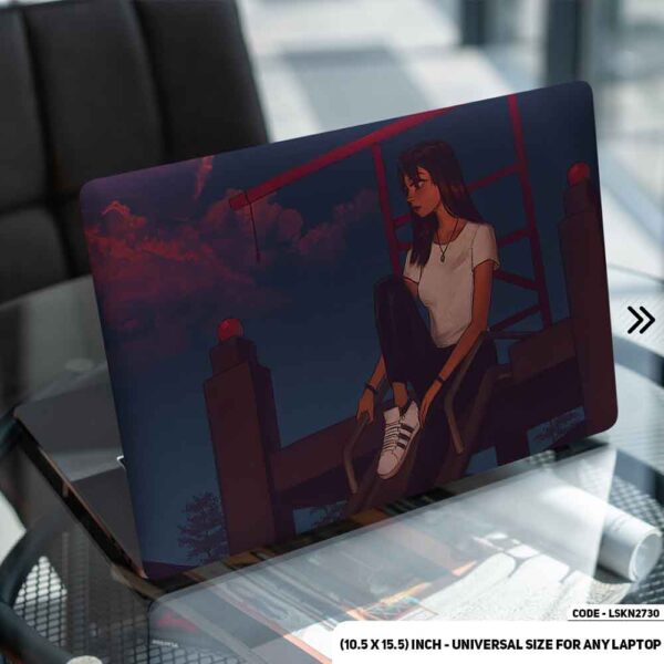 Digital Illustration Matte Finished Removable Waterproof Laptop Sticker & Laptop Skin (Including FREE Accessories) - LSKN2730 - DDecorator