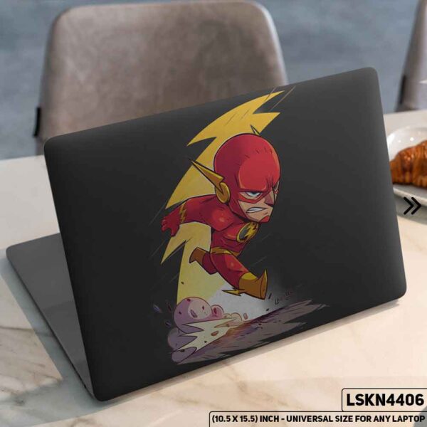 Cartoon Flash Matte Finished Removable Waterproof Laptop Sticker & Laptop Skin (Including FREE Accessories) - LSKN4406 - DDecorator
