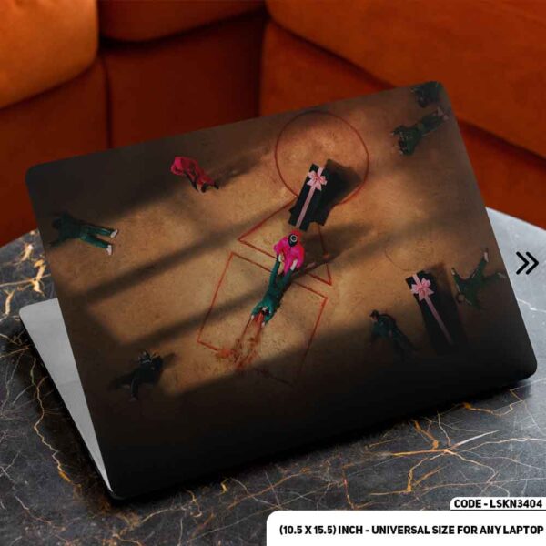 Squid Game Iconic Game Matte Finished Removable Waterproof Laptop Sticker & Laptop Skin (Including FREE Accessories) - LSKN3404 - DDecorator