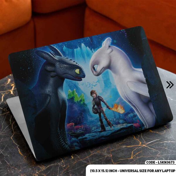 Anime Character Illustration Matte Finished Removable Waterproof Laptop Sticker & Laptop Skin (Including FREE Accessories) - LSKN3673 - DDecorator