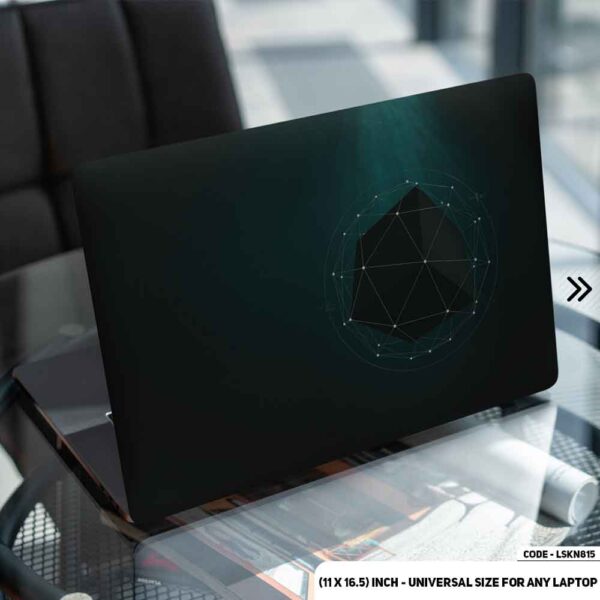Geometric Shape Matte Finished Removable Waterproof Laptop Sticker & Laptop Skin (Including FREE Accessories) - LSKN815 - DDecorator