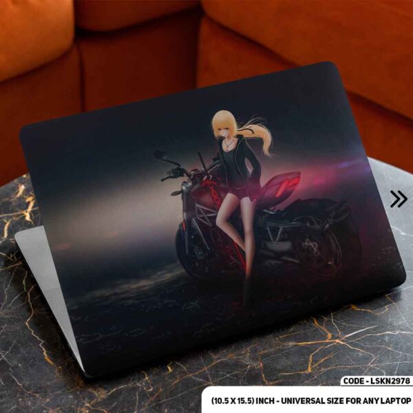 Digital Fantacy Cartoon Art Illustration Matte Finished Removable Waterproof Laptop Sticker & Laptop Skin (Including FREE Accessories) - LSKN2978 - DDecorator